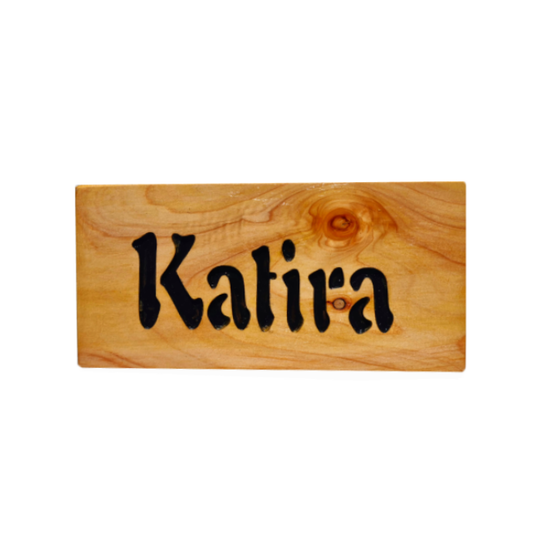 Macrocarpa 'Katira' Yacht Sign